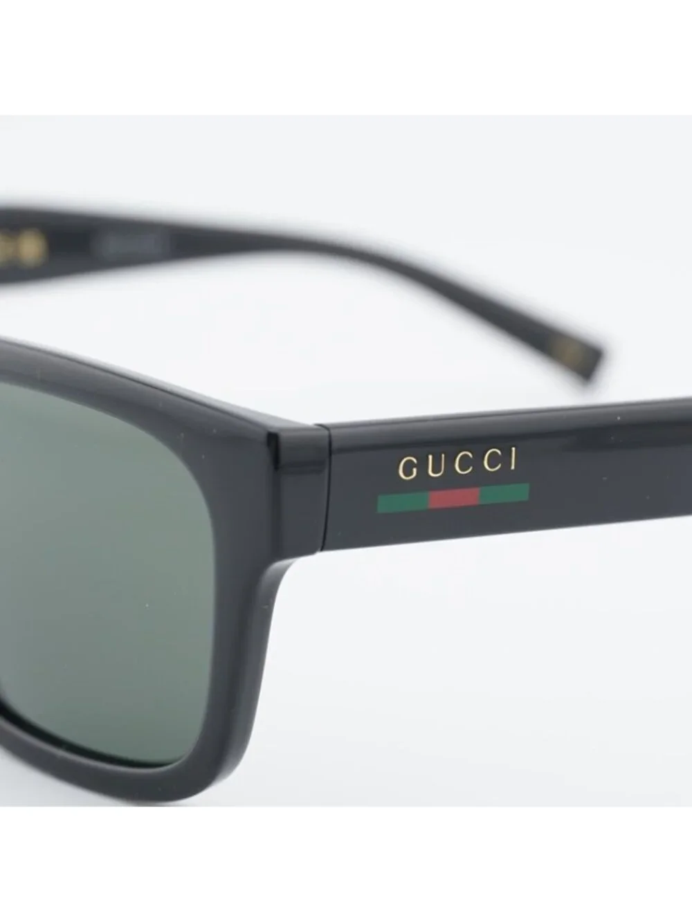 Gucci GG1857S 001 Sunglasses Black Square Frame, Grey Lenses